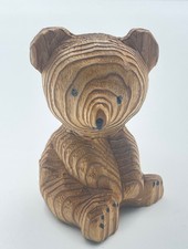 Hand Carved Wooden Bear