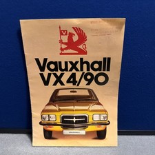 VAUXHALL VX4/90 BROCHURE 1974