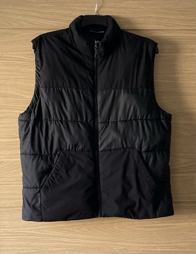 Mens zara black gilet - black, (l)