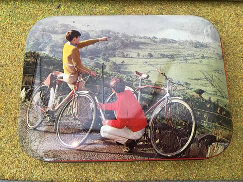 Riley toffee tin - riley, made