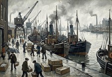 Hull Trawlers in dock