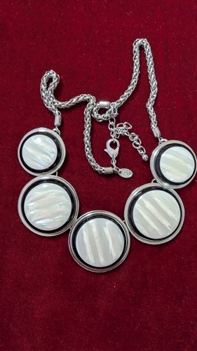 Vintage necklace with - vintage,