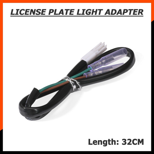 License plate light adapter - light,