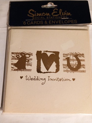 Wedding invitation cards and