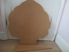 Unused MDF Flower Shaped Fire