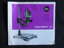 Leitz leica focomat - leitz, 1c
