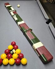 Superior Quality Full Premium Genuine Leather Case 1 x 3/4 Cue & Extensions NEW 