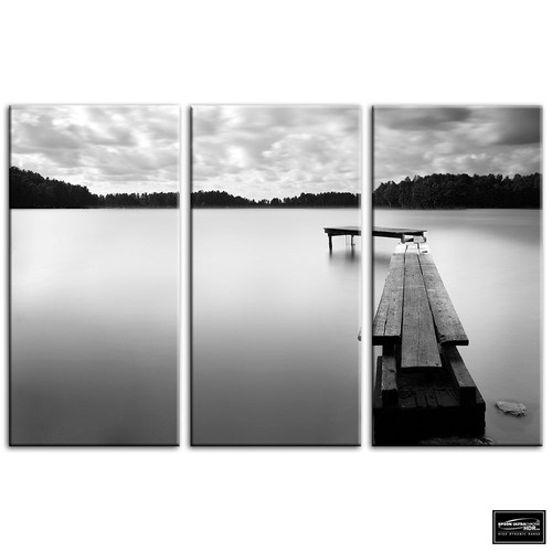 Lake jetty pier sunset - jetty,
