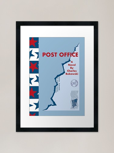 Post office framed art print - post,