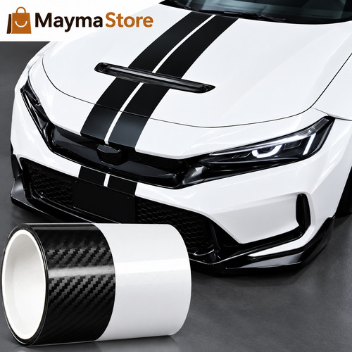 Black carbon fibre vinyl - black, 5d