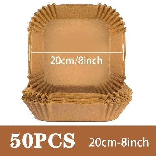 50pcs square air fryer paper - fryer,