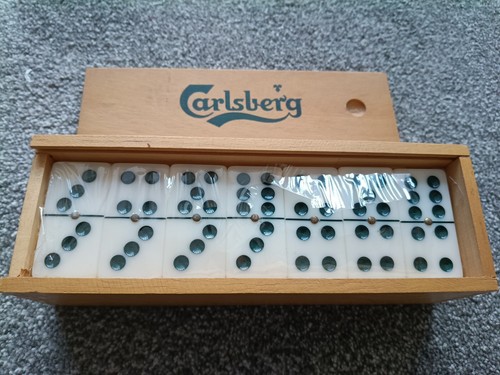 Carlsberg vintage dominoes - vintage, set