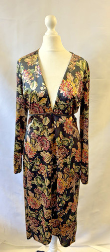 Topshop black floral print - black,