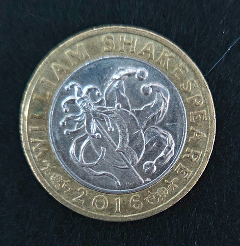 2016 two pounds coin - £2,