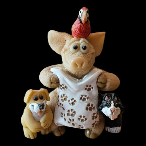 Piggin nosh pig figurine - piggin', by