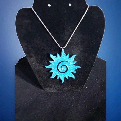 Sale swirl pendant handmade - pendant,