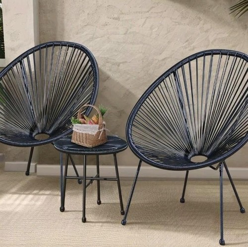 3pc egg chair - 3pc, set