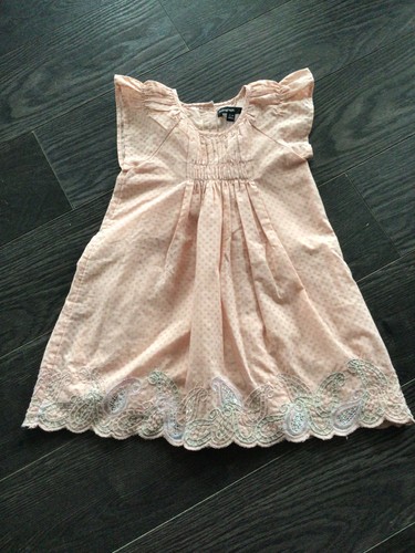 Girls peach dress age - girls,