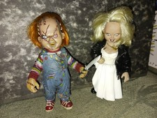 1999 Chucky and Tiffany Figures McFarlane Toys - Movie Maniacs (Childs Play)