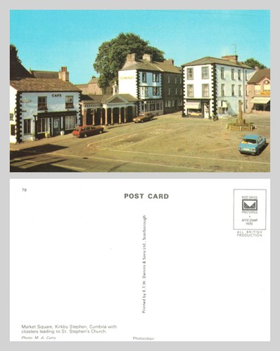 Postcard market square - postcard,