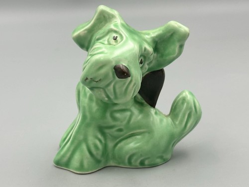 Vintage sylvac green dog - sylvac, with