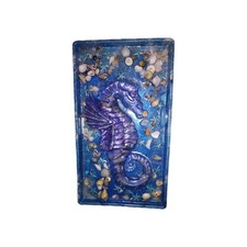 Large Seashells Seahorse Art