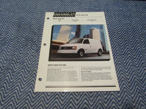 1989 chevrolet chevy astro - 1989,