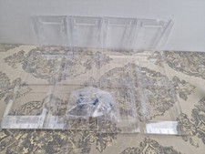 ClipLock A5 Wall Mounted Leaflet Display with 12 Pockets - Clear