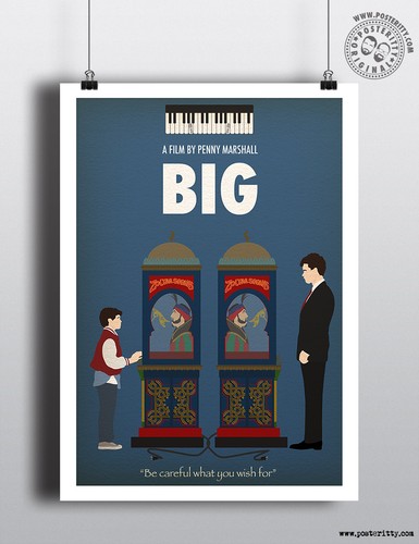 Big minimalist movie poster - -,