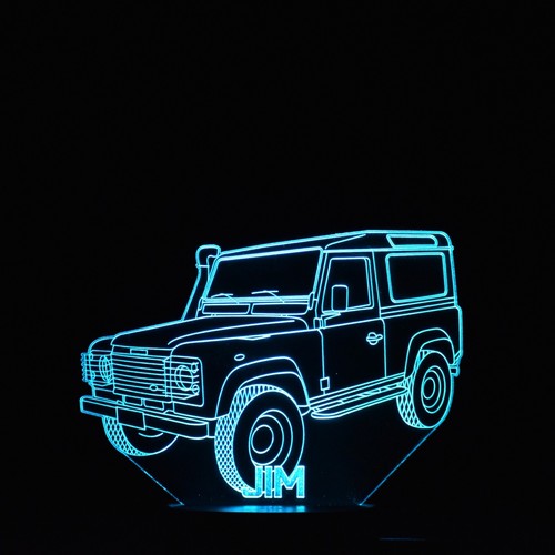 Car night light land - car,