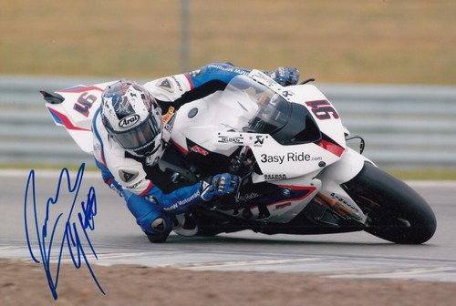 Leon haslam hand signed - signed, bmw
