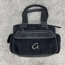 GIONNI BLACK CORDUROY HANDBAG