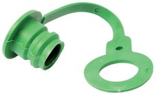  TRACTOR SPOOL VALVE 1/2" Q/R COUPLING PLUG GREEN - PACK OF 5 