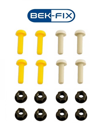 Plastic number plate screws - plastic,