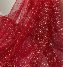 Shiny Star Sheer Lace Mesh