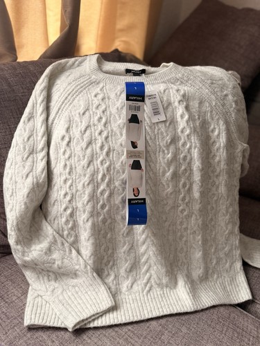 Hilary crew neck cable - neck, knit