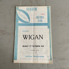 1969 BARROW V WIGAN 69/70