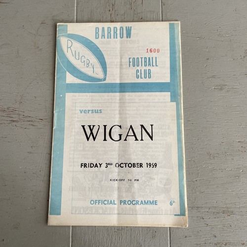 1969 barrow wigan 70 - 1969, v