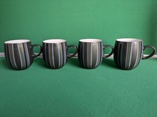 4 x Denby Jet Stripes Large