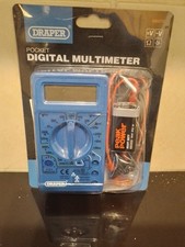 Draper 68476 Digital Multimeter LCD Screen Rotary Function - 