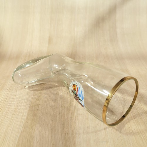 Vintage german beer boot glass - boot,
