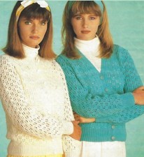 Ladies Lace Cardigans V or