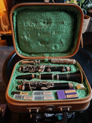 1970 cotton clarinet case - cotton,