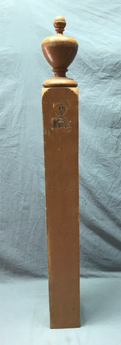 Antique oak urn top - urn, finial