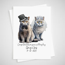 Personalised Cat British Blue