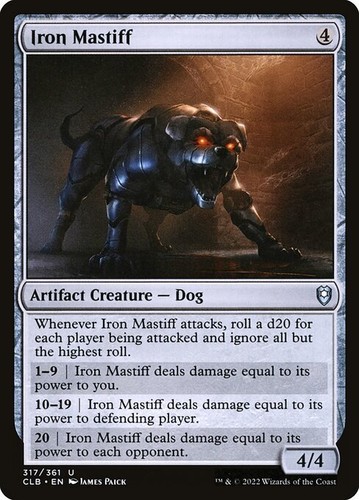 Mtg iron mastiff - mastiff, (clb)