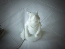 Disney Winnie the Pooh Lamp all White Pooh by Willitts 1990's
