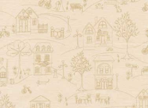 Fat quarter around town shops - fat,