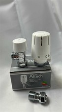 Altech ALTRV015 15mm x 1/2" Angled Thermostatic Radiator Valve White TRV NEW