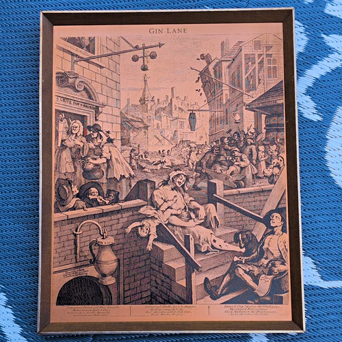 William hogarth gin - gin, lane